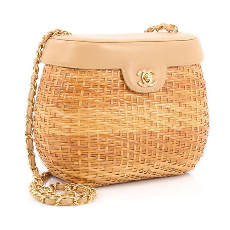 chanel vintage basket